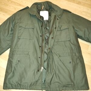 Men's Olive Military Field Jacket